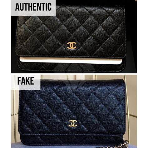 fake chanel logo vs real|genuine chanel wallets.